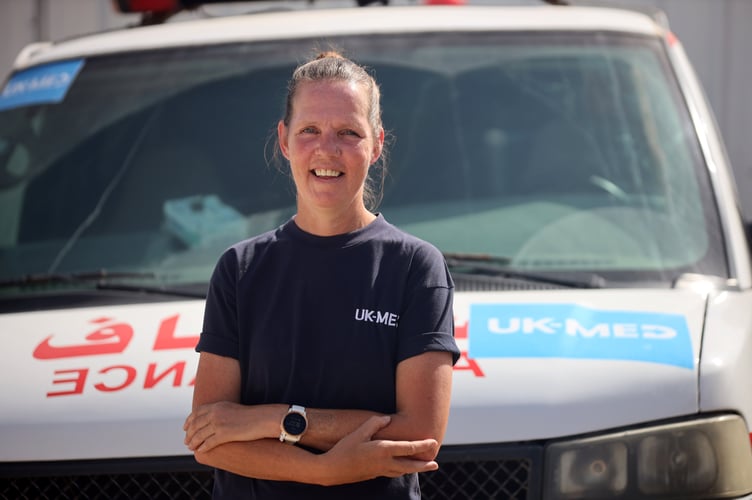 Nurse Paula Tobin has been awarded an humanitarian medal by the King for work in Gaza.
