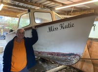 Tavistock sailor's landlocked boat project