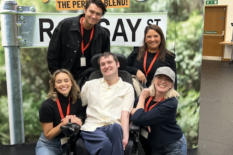 Alex Christmas met the cast at an event in Cardiff just before discovering the show is due to be axed... again. (Picture: Alex Christmas)