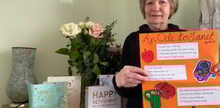 Tavistock dinner lady's emotional  send-off