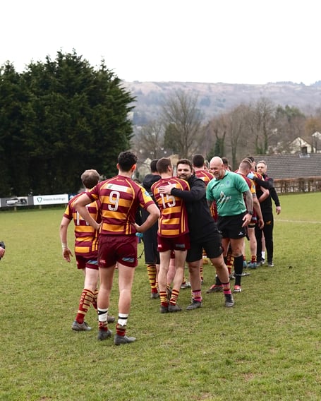 Congratulatory scenes for Okehampton RFC