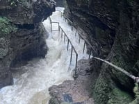 Lydford Gorge hopes to reopen by end of month after mudslide
