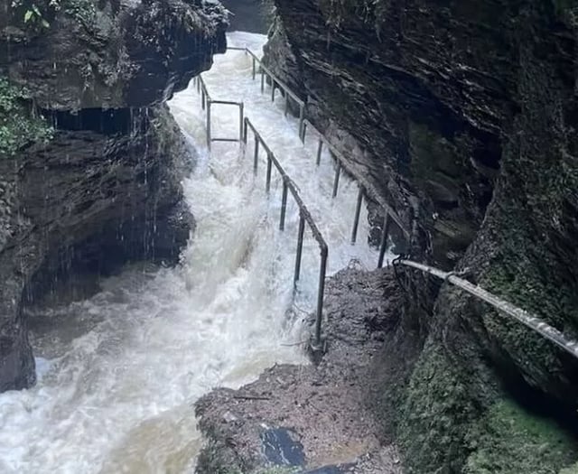 Lydford Gorge hopes to reopen by end of month after mudslide