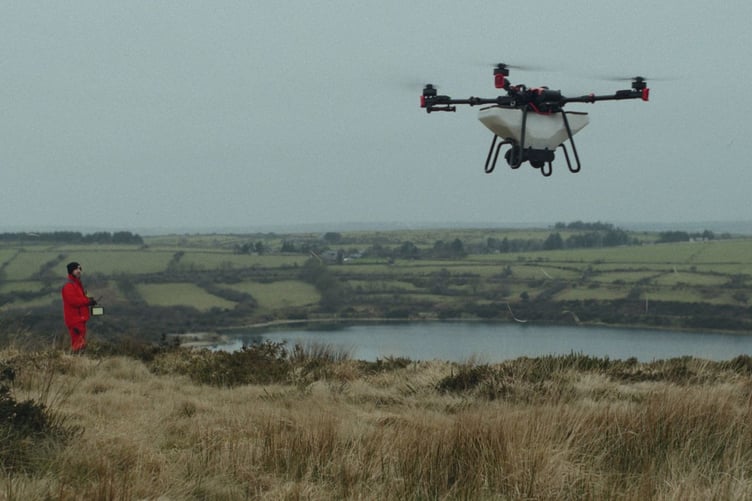 In a first, drones were used by the Woodland Trust to sew native seeds to triple the rainforest cover across Devon and Cornwall. (Picture: Woodland Trust/Andy Bond)