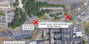 New public access to hospital