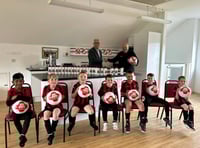 Footballers presented with kitchen