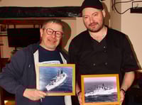 Veterans thank pub landlord for hosting breakfast club