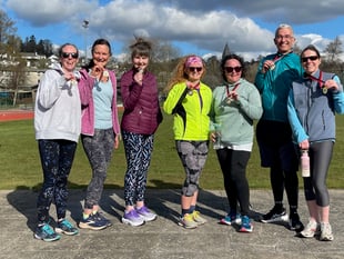 Cto5k cohort involved in monthly Tavy 5k