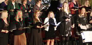 Tavistock singers reach high notes for charity