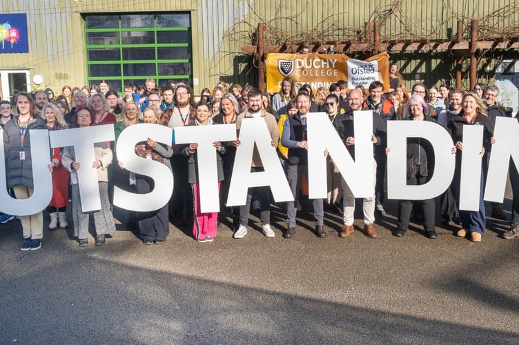 Duchy College, as part of the Cornwall College Group, celebrating their Ofsted inspection rating of the Stoke Climsland campus. (Picture: Duchy College)