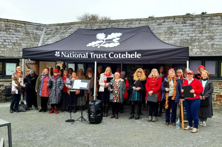 Tavistock Warblers, led by Alison Moyna at National Trust Cothele.