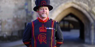  Royal Marine takes on Beefeater role at Tower of London