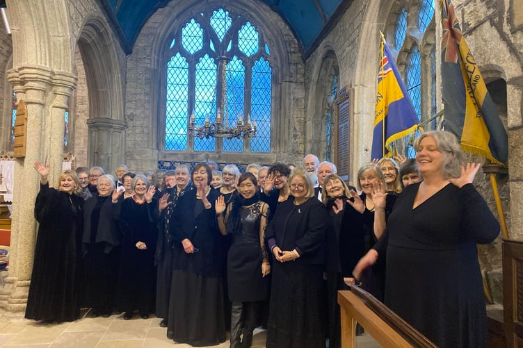 Celebrated community choir the Callington Singers will be celebrating the arrival of spring with a concert at Yelverton on Saturday May 3. (Picture: Callington Singers)
