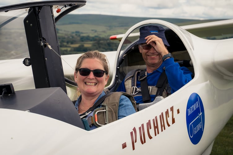 A successful women's-only event last year saw two new female members join the Dartmoor Gliding Society based at Brentor. (Picture: Dartmoor Gliding Society)