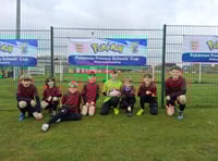 Horrabridge School footballers 