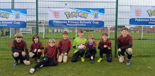 Horrabridge School footballers 