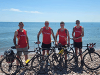 Fire crew's cycling challenge: It's Benidorm or Bust!
