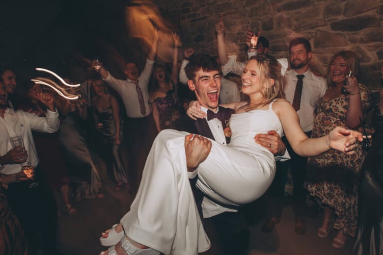 Georgia and Josh, who got married at Trevenna, St Neot. (Picture: Laura Buffery Photography)