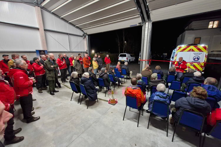 Dartmoor Search and Recue Team Tavistock launches its new garage and fleet.