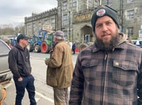 Angry farmers tractor rally greets minister on Tavistock visit