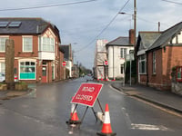 Emergency Copplestone road closure in place