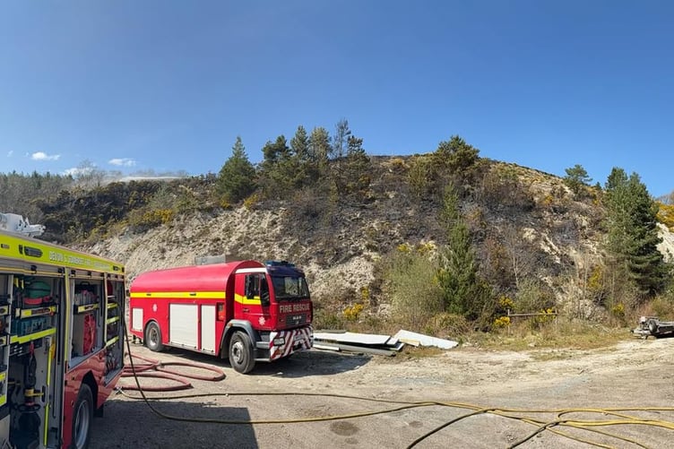 Devon & Somerset fire fighters have been called out to an increase in wildfires due to the dry weather.