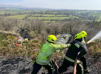 Fire fighters tackle increase in wildfires