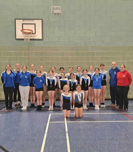 Okehampton Flyers at finals in Bath