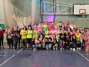 Dance fundraiser success