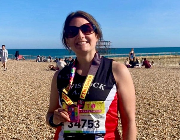 Sarah Turner of Tavistock Athletic Club, in Brighton