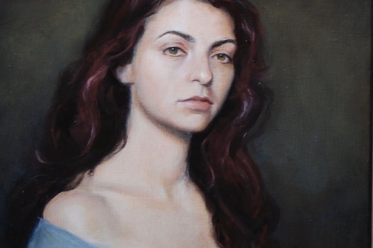 Giulia, an Italian lady painted by the artist