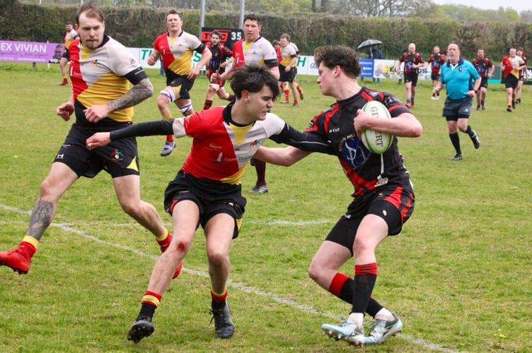 Tavistock RFC 2nd v OPM Jesters 12th April 2025 - 8