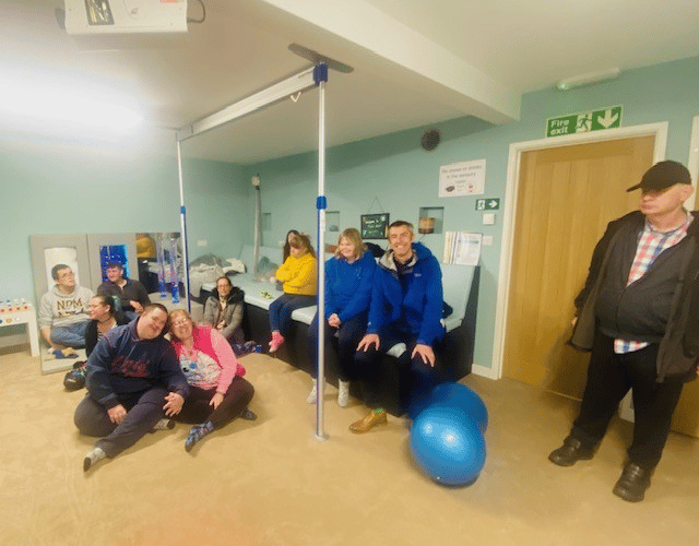 The sensory room is open for public hire.