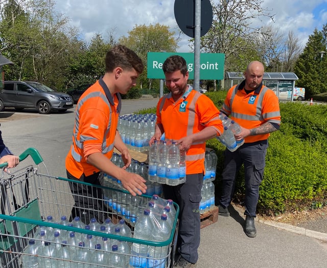 Nearly 10,000 homes still without water near Tavistock