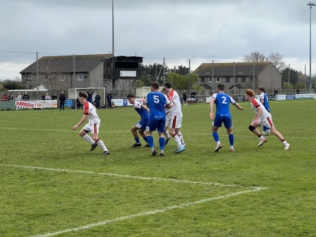 Tavistock vs Helston action