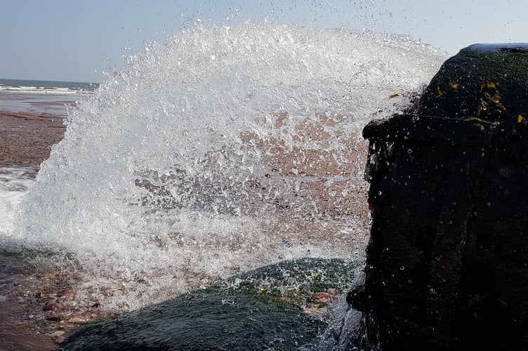 Storm water overflow Paignton . PHOTO GUY HENDERSON