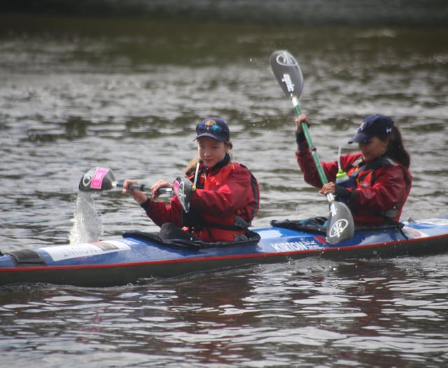 Tavistock students conquer canoe challenge