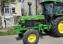Tractor procession for treasured grandad