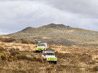 Volunteer rescuers in action on Dartmoor