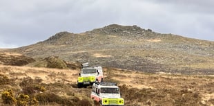 Volunteer rescuers in action on Dartmoor