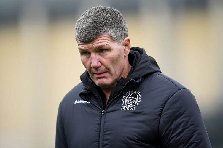 Exeter Chiefs Director of Rugby, Rob Baxter, is returning to frontline coaching at Sandy Park