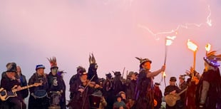 Morris dancers light up the moor