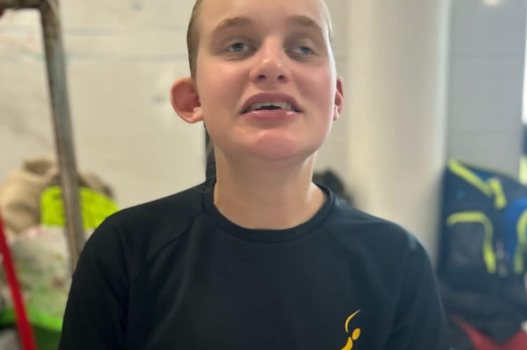 Chloe impressed in the para multi-class - 100m freestyle and 100m back stroke. Tavistock Swimming Club SW Regional Championships.