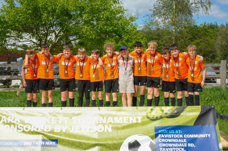 Mark Wickett tribute football tournament - U12 runners-up Horrabridge Rangers.