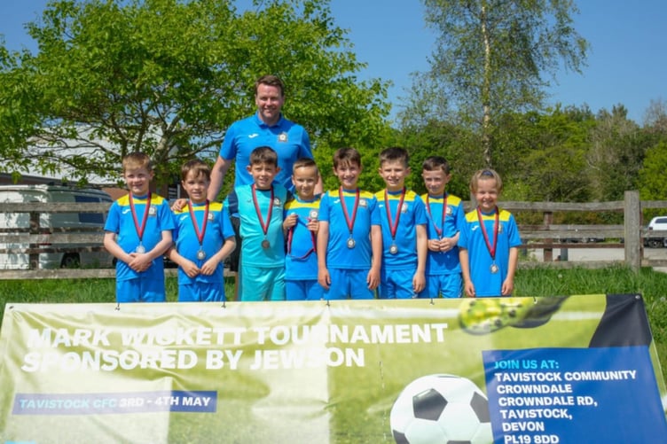 Activate U8s runners-up in the Mark Wickett memorial football tournament.