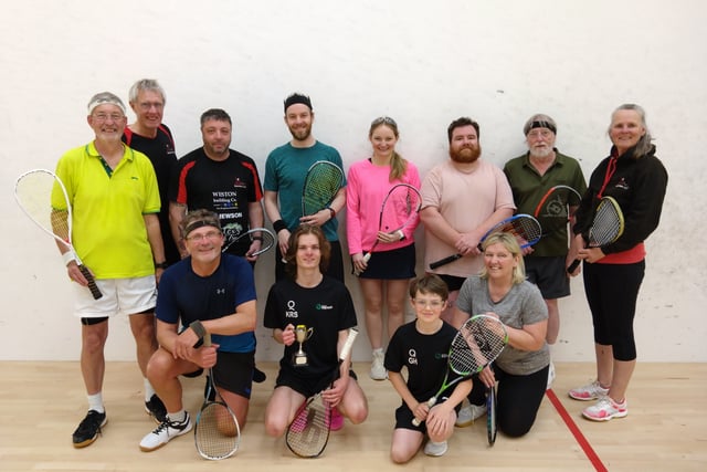 Kieran conquers squash club competition