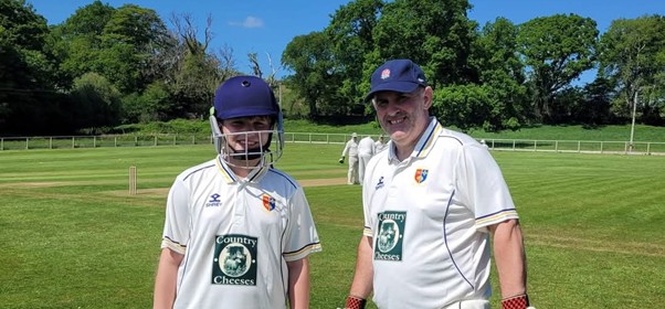 Tavistock double act- Darren Chappell with his son William, online