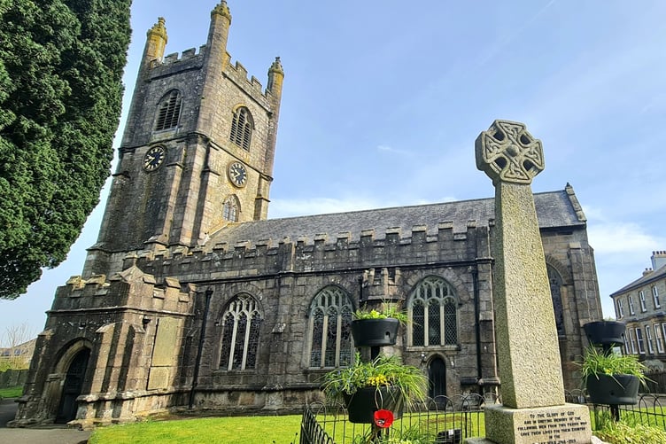 St Mary's Parish Church is unable to fly their Union flag this VE 80 Day after recent storms damaged the top of the flag pole. (Picture: St Mary's Parish Church)