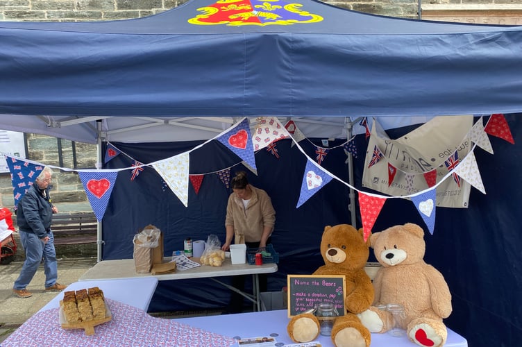 The Mime Cafe in Tavistock is supplying teddy bear picnics for a VE Day 80 event in St Eustachius' churchyard today. 