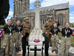 VE 80 Day celebrated in Callington with church service and blessing 
